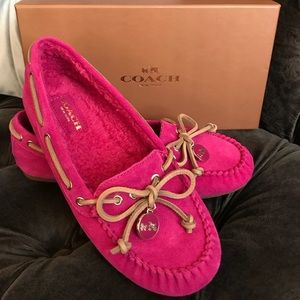Coach Antonia Suede Moccasins